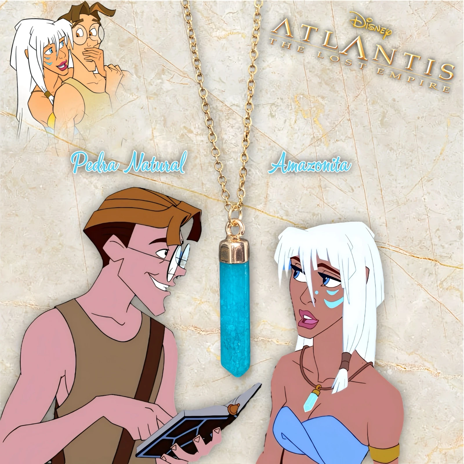 Atlantis Disney necklace 